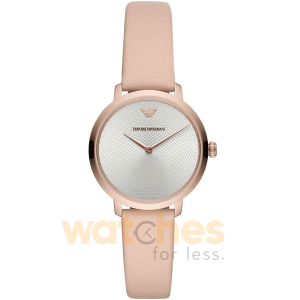 Emporio Armani Women’s Quartz Pink Leather Strap Silver Dial 32mm Watch AR11160 UAE DUBAI AJMAN SHARJAH ABU DHABI RAS AL KHAIMA UMM UL QUWAIN ALAIN FUJAIRAH