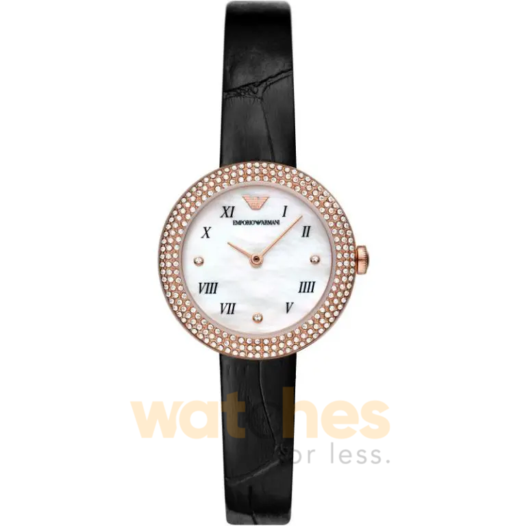 Emporio Armani Women’s Quartz Leather Strap Mother of Pearl Dial 30mm Watch AR11356 UAE DUBAI AJMAN SHARJAH ABU DHABI RAS AL KHAIMA UMM UL QUWAIN ALAIN FUJAIRAH