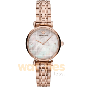 Emporio Armani Women’s Quartz Rose Gold Stainless Steel Mother Of Pearl Dial 32mm Watch AR11385 UAE DUBAI AJMAN SHARJAH ABU DHABI RAS AL KHAIMA UMM UL QUWAIN ALAIN FUJAIRAH