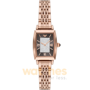 Emporio Armani Women’s Quartz Stainless Steel Brown Crystal Pave Dial 26mm Watch AR11407 UAE DUBAI AJMAN SHARJAH ABU DHABI RAS AL KHAIMA UMM UL QUWAIN ALAIN FUJAIRAH