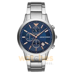 Emporio Armani Men’s Quartz Stainless Steel Blue Dial 43mm Watch AR11458 UAE DUBAI AJMAN SHARJAH ABU DHABI RAS AL KHAIMA UMM UL QUWAIN ALAIN FUJAIRAH