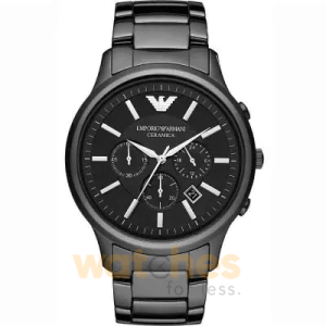 Emporio Armani Men’s Quartz Ceramic Chain Black Dial 47mm Watch AR1474 UAE DUBAI AJMAN SHARJAH ABU DHABI RAS AL KHAIMA UMM UL QUWAIN ALAIN FUJAIRAH