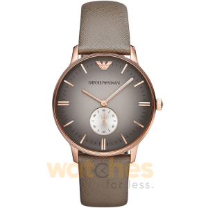 Emporio Armani Men’s Quartz Leather Strap Grey Dial 38mm Watch AR1723 UAE DUBAI AJMAN SHARJAH ABU DHABI RAS AL KHAIMA UMM UL QUWAIN ALAIN FUJAIRAH