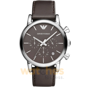 Emporio Armani Men’s Quartz Leather Strap Brown Dial 41mm Watch AR1734 UAE DUBAI AJMAN SHARJAH ABU DHABI RAS AL KHAIMA UMM UL QUWAIN ALAIN FUJAIRAH