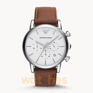 Emporio Armani Men’s Quartz Leather Strap White Dial 41mm Watch AR1846 UAE DUBAI AJMAN SHARJAH ABU DHABI RAS AL KHAIMA UMM UL QUWAIN ALAIN FUJAIRAH