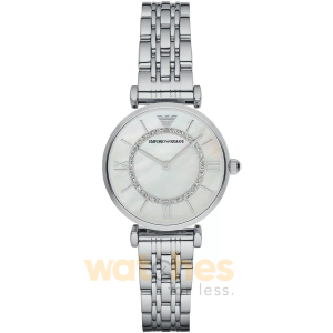 Emporio Armani Women’s Quartz Stainless Steel Mother of pearl Dial 32mm Watch AR1908 UAE DUBAI AJMAN SHARJAH ABU DHABI RAS AL KHAIMA UMM UL QUWAIN ALAIN FUJAIRAH