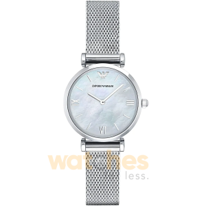 Emporio Armani Women’s Quartz Stainless Steel Mother of Pearl Dial 32mm Watch AR1955 UAE DUBAI AJMAN SHARJAH ABU DHABI RAS AL KHAIMA UMM UL QUWAIN ALAIN FUJAIRAH