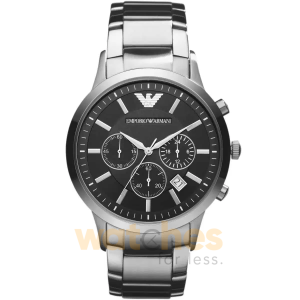 Emporio Armani Men’s Quartz Stainless Steel Black Dial 43mm Watch AR2434 UAE DUBAI AJMAN SHARJAH ABU DHABI RAS AL KHAIMA UMM UL QUWAIN ALAIN FUJAIRAH