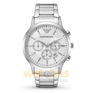 Emporio Armani Men’s Quartz Stainless Steel Cream Dial 43mm Watch AR2458 UAE DUBAI AJMAN SHARJAH ABU DHABI RAS AL KHAIMA UMM UL QUWAIN ALAIN FUJAIRAH