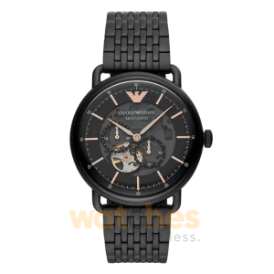 Emporio Armani Men’s Automatic Stainless Steel Black Dial 43mm Watch AR60025 UAE DUBAI AJMAN SHARJAH ABU DHABI RAS AL KHAIMA UMM UL QUWAIN ALAIN FUJAIRAH