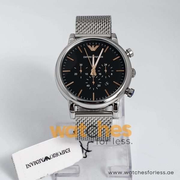 Emporio Armani Men’s Quartz Stainless Steel Black Dial 46mm Watch AR11429 UAE DUBAI AJMAN SHARJAH ABU DHABI RAS AL KHAIMA UMM UL QUWAIN ALAIN FUJAIRAH