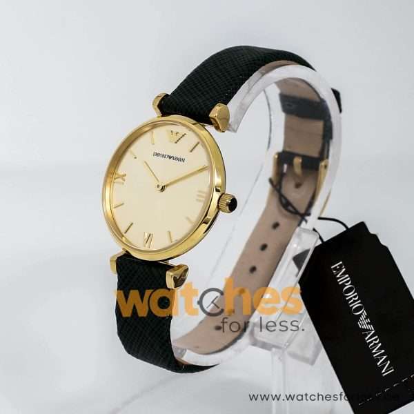 Emporio Armani Women’s Quartz Leather Strap Beige Dial 32mm Watch AR1726 UAE DUBAI AJMAN SHARJAH ABU DHABI RAS AL KHAIMA UMM UL QUWAIN ALAIN FUJAIRAH