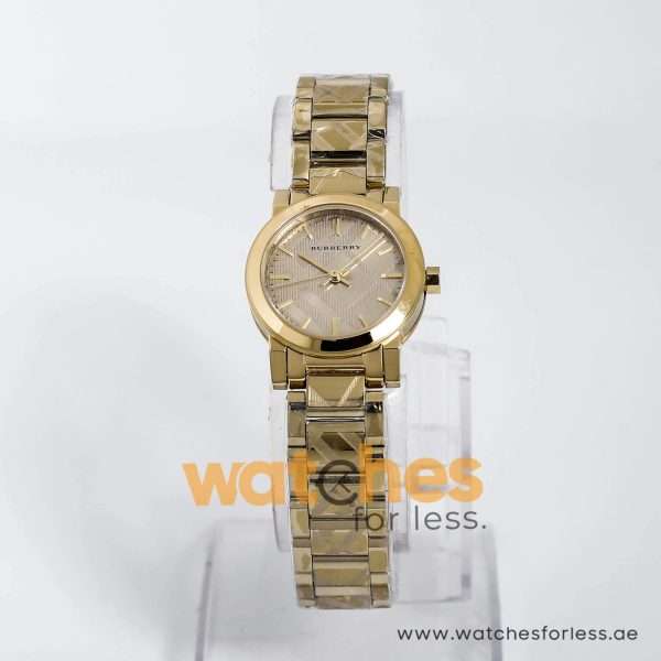 Burberry Women’s Swiss Made Stainless Steel Gold Dial 26mm Watch BU9234 UAE DUBAI AJMAN SHARJAH ABU DHABI RAS AL KHAIMA UMM UL QUWAIN ALAIN FUJAIRAH