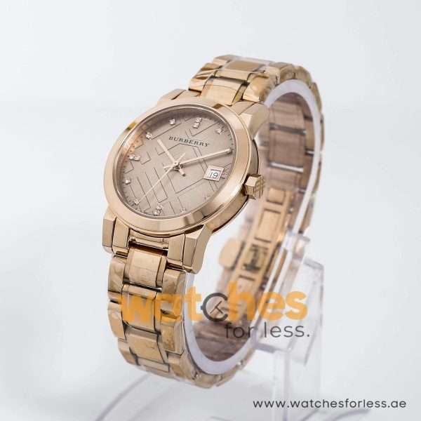 Burberry Women’s Swiss Made Stainless Steel Rose Gold Dial 34mm Watch BU9126 UAE DUBAI AJMAN SHARJAH ABU DHABI RAS AL KHAIMA UMM UL QUWAIN ALAIN FUJAIRAH