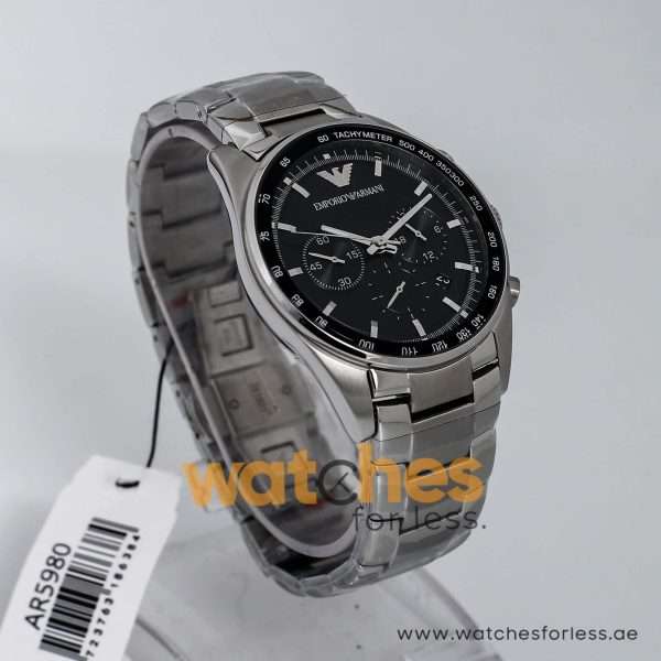 Emporio Armani Men’s Quartz Stainless Steel Black Dial 43mm Watch AR5980 UAE DUBAI AJMAN SHARJAH ABU DHABI RAS AL KHAIMA UMM UL QUWAIN ALAIN FUJAIRAH