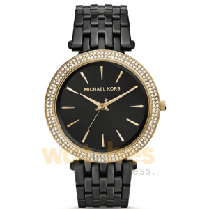 Michael Kors Women’s Quartz Stainless Steel Black Dial 37mm Watch MK3322
