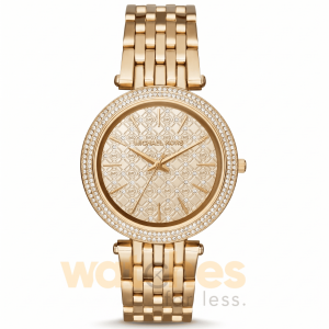 Michael Kors Women’s Quartz Gold Stainless Steel Gold Dial 39mm Watch MK3398