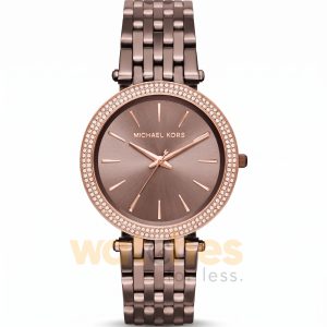 Michael Kors Women’s Quartz Stainless Steel Brown Dial 39mm Watch MK3416