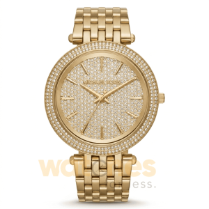 Michael Kors Women’s Quartz Stainless Steel Gold Dial 39mm Watch MK3438