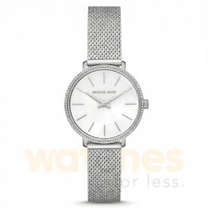 Michael Kors Women’s Quartz Stainless Steel Mother of Pearl Dial 32mm Watch MK4618