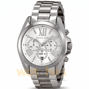 Michael Kors Men’s Quartz Stainless Steel Silver Dial 42mm Watch MK5535