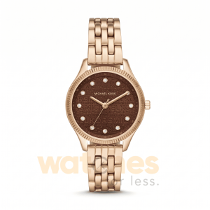 Michael Kors Women’s Quartz Stainless Steel Brown Dial 35mm Watch MK6798 (Without Tag)