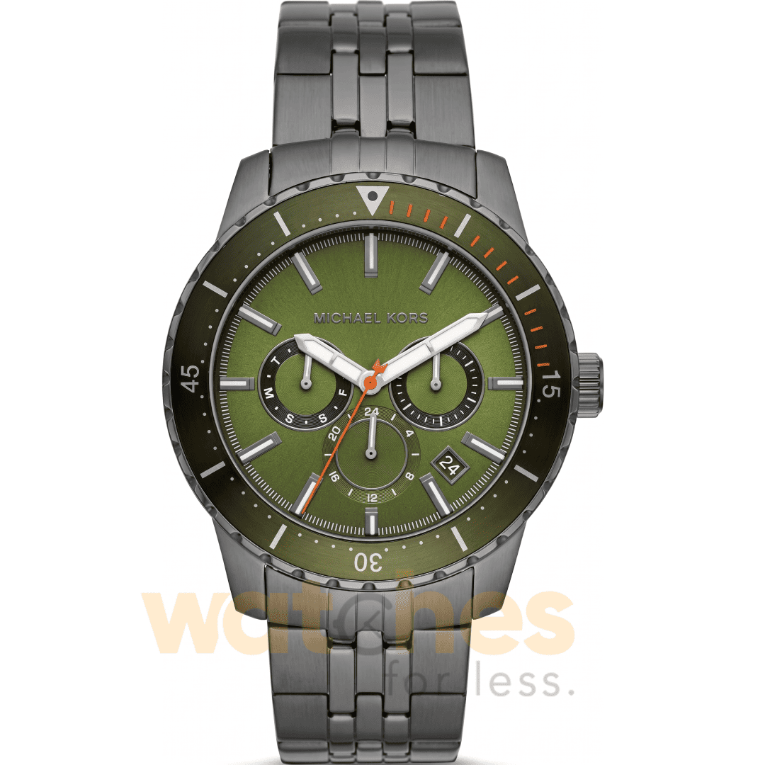Michael Kors Men’s Quartz Stainless Steel Green Dial 44mm Watch MK7158 UAE DUBAI AJMAN SHARJAH ABU DHABI RAS AL KHAIMA UMM UL QUWAIN ALAIN FUJAIRAH