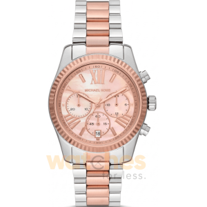 Michael Kors Women’s Quartz Two-tone Stainless Steel Rose Gold Mother Of pearl Dial 38mm Watch MK7219