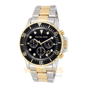 Michael Kors Men’s Quartz Stainless Steel Black Dial 45mm Watch MK8311