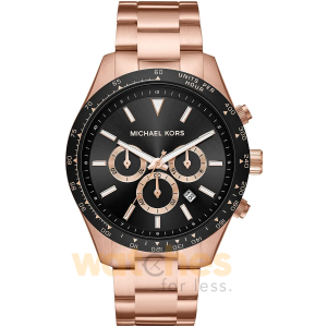 Michael Kors Men’s Quartz Stainless Steel Black Dial 45mm Watch MK8824