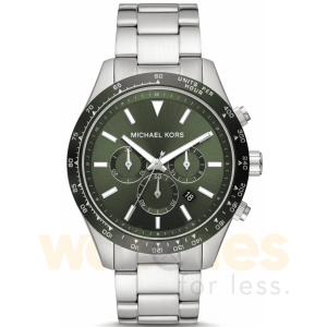 Michael Kors Men’s Quartz Stainless Steel Green Dial 45mm Watch MK8912