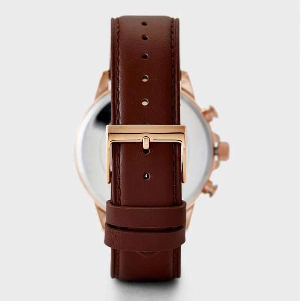 Guess Men’s Quartz Brown Leather Strap Blue Dial 44mm Watch GW0011G4 UAE DUBAI AJMAN SHARJAH ABU DHABI RAS AL KHAIMA UMM UL QUWAIN ALAIN FUJAIRAH