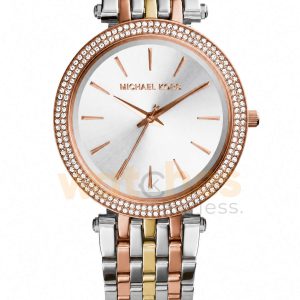 Michael Kors Women’s Quartz Stainless Steel Silver Dial 39mm Watch MK3203