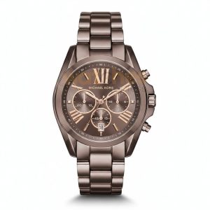 Michael Kors Women’s Quartz Stainless Steel Brown Dial 43mm Watch MK6247
