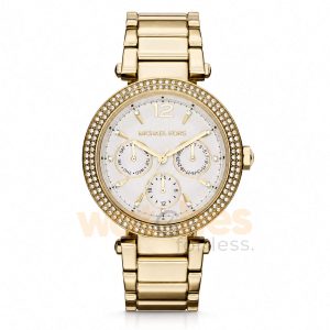 Michael Kors Women’s Quartz Stainless Steel White Dial 38mm Watch MK5780