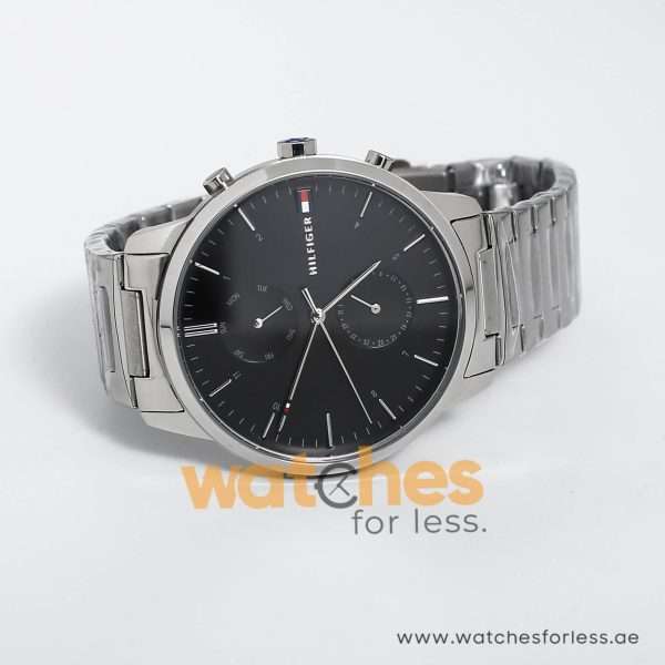 Tommy Hilfiger Men’s Quartz Stainless Steel Black Dial 44mm Watch 1710407 UAE DUBAI AJMAN SHARJAH ABU DHABI RAS AL KHAIMA UMM UL QUWAIN ALAIN FUJAIRAH