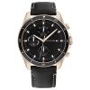 Tommy Hilfiger Men’s Quartz Leather Strap Black Dial 44mm Watch 1791836 UAE DUBAI AJMAN SHARJAH ABU DHABI RAS AL KHAIMA UMM UL QUWAIN ALAIN FUJAIRAH