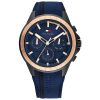 Tommy Hilfiger Men’s Quartz Blue Silicone Strap Blue Dial 44mm Watch 1791860 UAE DUBAI AJMAN SHARJAH ABU DHABI RAS AL KHAIMA UMM UL QUWAIN ALAIN FUJAIRAH