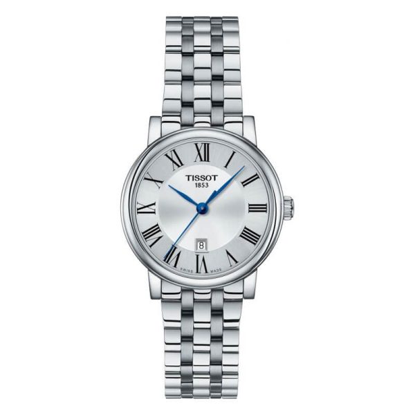 Tissot Women’s Quartz Swiss Made Stainless Steel Silver Dial 30mm Watch T122.210.11.033.00 UAE DUBAI AJMAN SHARJAH ABU DHABI RAS AL KHAIMA UMM UL QUWAIN ALAIN FUJAIRAH