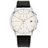 Tommy Hilfiger Men’s Quartz Black Leather Strap White Dial 44mm Watch 1710434 UAE DUBAI AJMAN SHARJAH ABU DHABI RAS AL KHAIMA UMM UL QUWAIN ALAIN FUJAIRAH