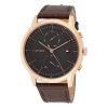 Tommy Hilfiger Men’s Quartz Brown Leather Strap Grey Dial 44mm Watch 1710435 UAE DUBAI AJMAN SHARJAH ABU DHABI RAS AL KHAIMA UMM UL QUWAIN ALAIN FUJAIRAH