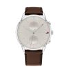 Tommy Hilfiger Men’s Quartz Leather Strap Silver Dial 44mm Watch 1710404 UAE DUBAI AJMAN SHARJAH ABU DHABI RAS AL KHAIMA UMM UL QUWAIN ALAIN FUJAIRAH