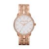 Michael Kors Women’s Quartz Rose Gold Stainless Steel White Dial 35mm Watch MK3183 UAE DUBAI AJMAN SHARJAH ABU DHABI RAS AL KHAIMA UMM UL QUWAIN ALAIN FUJAIRAH