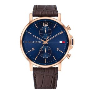 Tommy Hilfiger Men’s Quartz Leather Strap Blue Dial 44mm Watch 1710418 UAE DUBAI AJMAN SHARJAH ABU DHABI RAS AL KHAIMA UMM UL QUWAIN ALAIN FUJAIRAH
