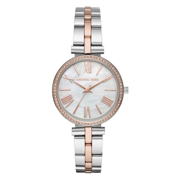 Michael Kors Women’s Quartz Stainless Steel Mother Of Pearl Dial 34mm Watch MK3969 UAE DUBAI AJMAN SHARJAH ABU DHABI RAS AL KHAIMA UMM UL QUWAIN ALAIN FUJAIRAH