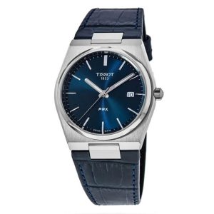 TISSOT Men’s Quartz Swiss Made Blue Leather Strap Blue Dial 40mm Watch T137.410.16.041.00 UAE DUBAI AJMAN SHARJAH ABU DHABI RAS AL KHAIMA UMM UL QUWAIN ALAIN FUJAIRAH