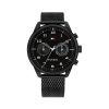 Tommy Hilfiger Men’s Quartz Black Stainless Steel Black Dial 44mm Watch 1791787 UAE DUBAI AJMAN SHARJAH ABU DHABI RAS AL KHAIMA UMM UL QUWAIN ALAIN FUJAIRAH