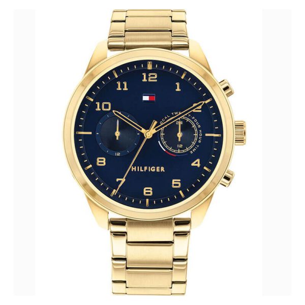 Tommy Hilfiger Men’s Quartz Stainless Steel Blue Dial 44mm Watch 1791783 UAE DUBAI AJMAN SHARJAH ABU DHABI RAS AL KHAIMA UMM UL QUWAIN ALAIN FUJAIRAH