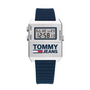 Tommy Hilfiger Men’s Digital Silicone Strap Silver Dial 32mm Watch 1791673 UAE DUBAI AJMAN SHARJAH ABU DHABI RAS AL KHAIMA UMM UL QUWAIN ALAIN FUJAIRAH