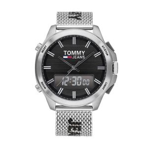 Tommy Hilfiger Men’s Quartz Stainless Steel Black Dial 46mm Watch 1791765 UAE DUBAI AJMAN SHARJAH ABU DHABI RAS AL KHAIMA UMM UL QUWAIN ALAIN FUJAIRAH